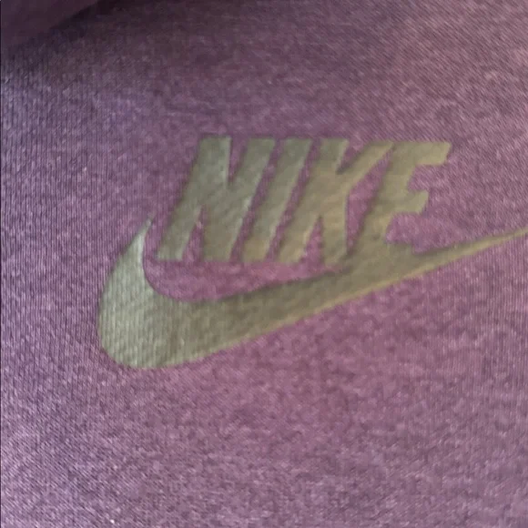 Nike Women's Dark Purple Pullover Hoodie - Picture 3 of 8